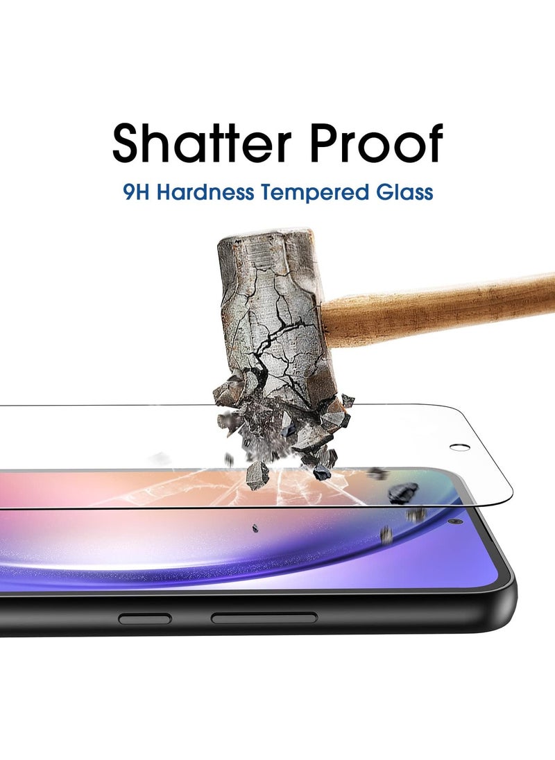 Amfilm amFilm 3+1 Pack Tempered Glass Screen Protector for Samsung Galaxy A54 5G 6.4" 2023 with Camera Lens Protector, Case Friendly, Easy Installation and Bubbles-Free  - Image 5