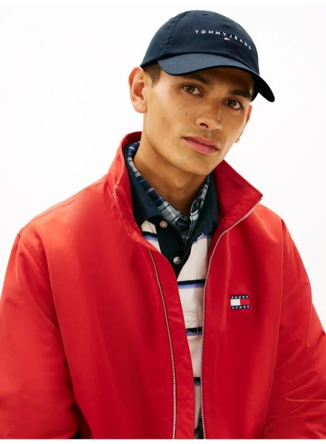 تومي جينز قبعة ذروة منحنية بشعار