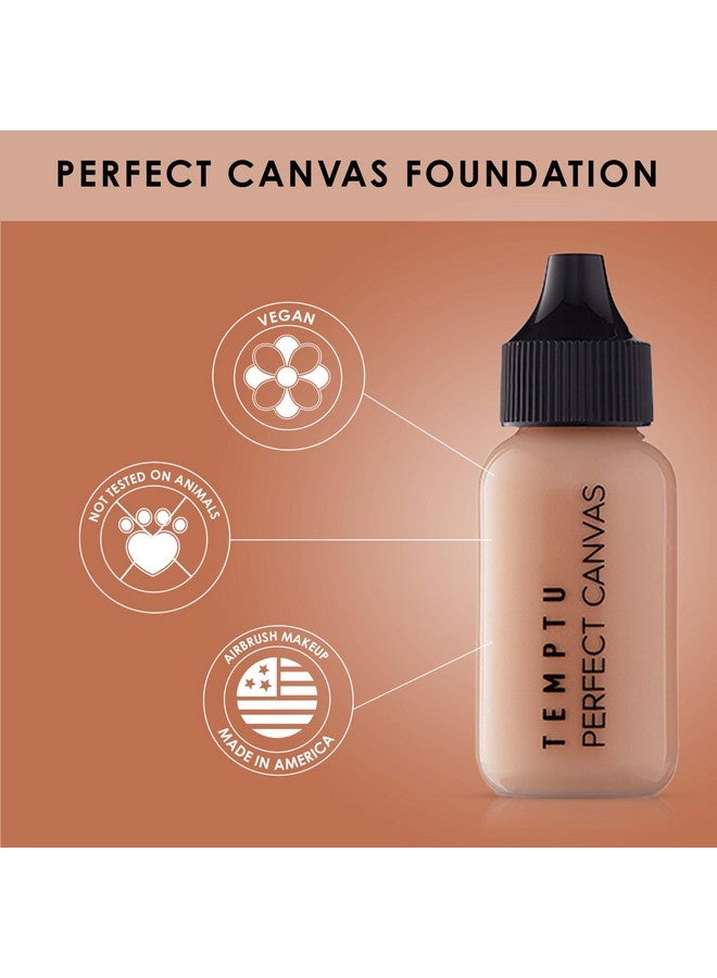 تيمبتو كريم أساس Temptu Perfect Canvas Hydra Lock Airbrush، باف، 1 أونصة سائلة - Image 2