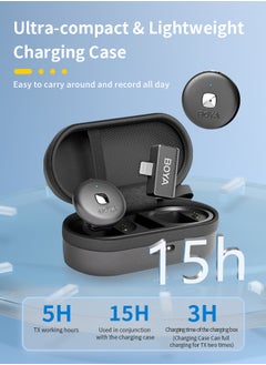 BOYA BOYA Omic-D Wireless Lavalier Microphone for iPhone iPad iOS Device, 50M Los Range, Hi-Fi Audio, Smart Noise Cancellation, 15H Duration, wireless Mini Lapel Mic for Recording Vlogging Interview  - Image 5