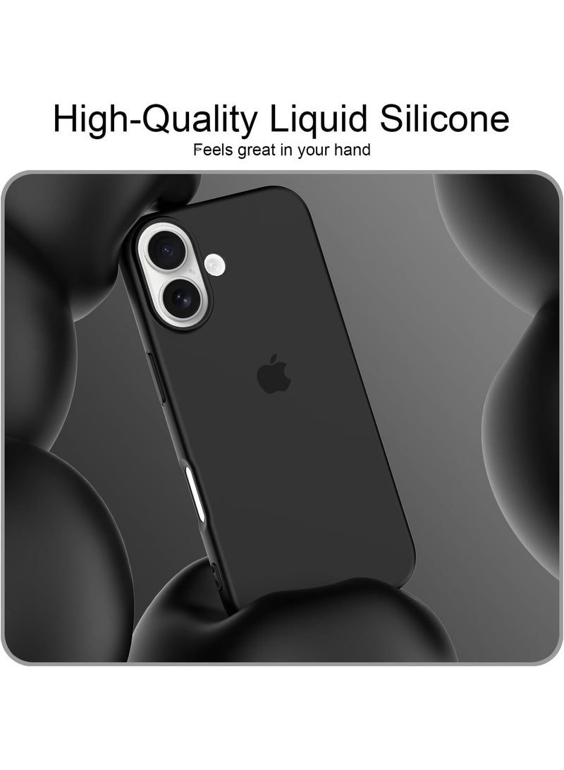 iPhone 17 Case Liquid Soft Silicone Slim iPhone 17 Cover with Inside Microfiber Lining Shockproof Protective Phone Case for iPhone 17 6.3 inch - Image 3