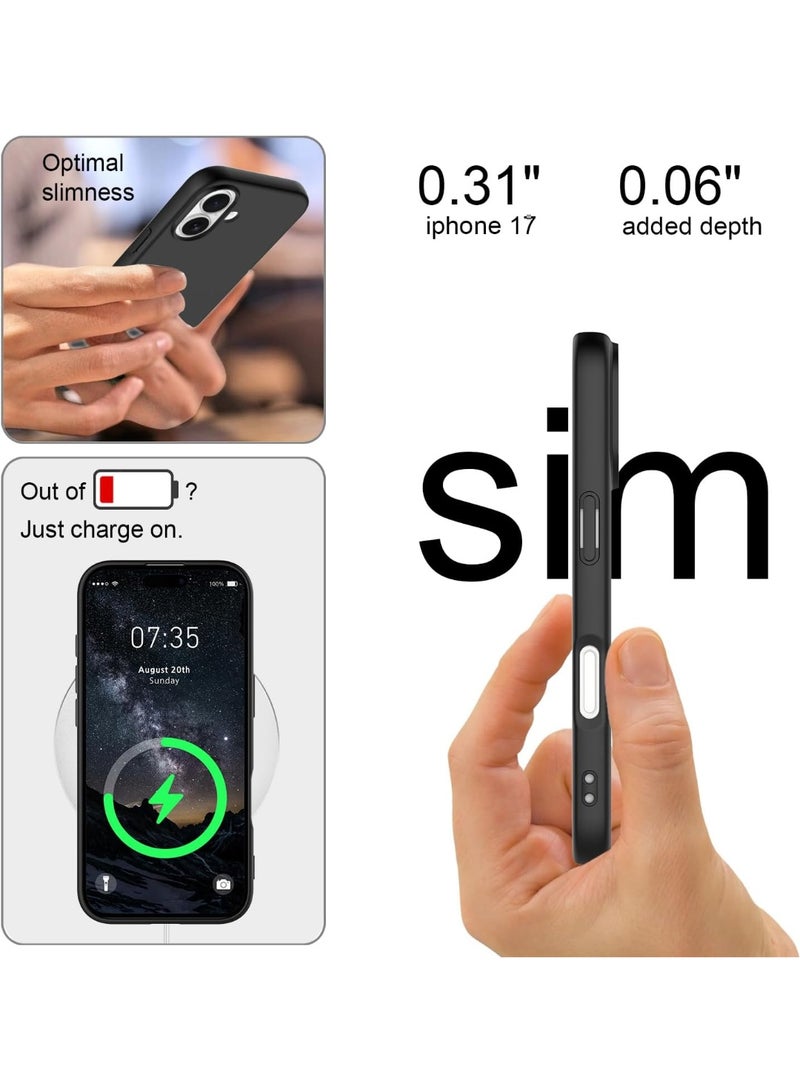 iPhone 17 Case Liquid Soft Silicone Slim iPhone 17 Cover with Inside Microfiber Lining Shockproof Protective Phone Case for iPhone 17 6.3 inch - Image 5