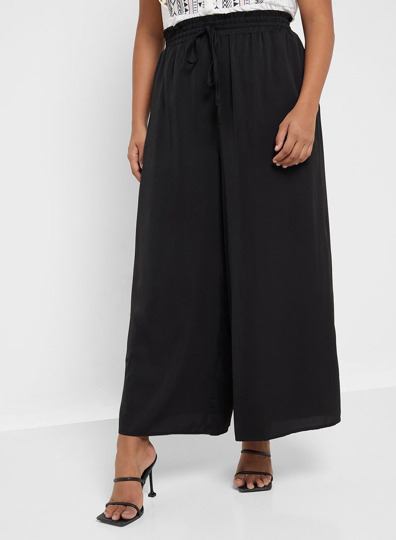 Ginger Plus Elasticised Waist Wide Leg Pants - Image 2