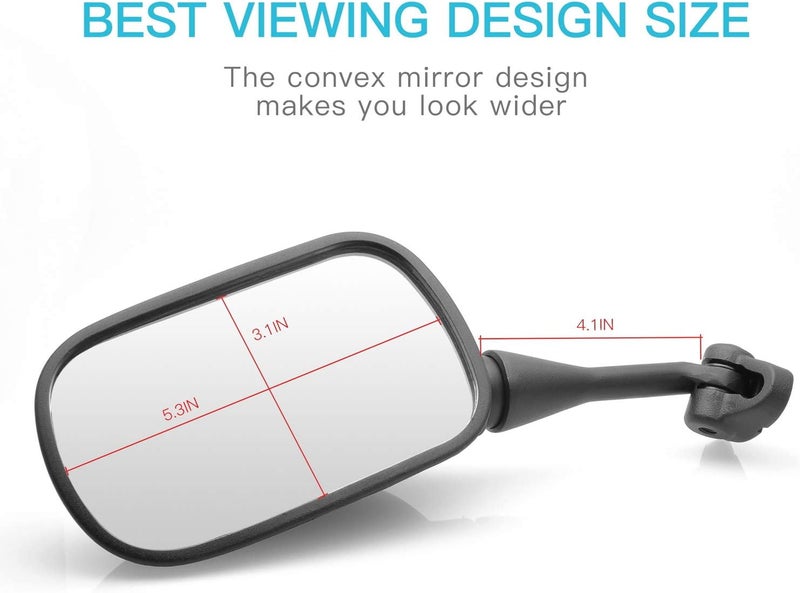 MZS Motorcycle Mirrors Rear View Adjustment for CBR Series - Image 5