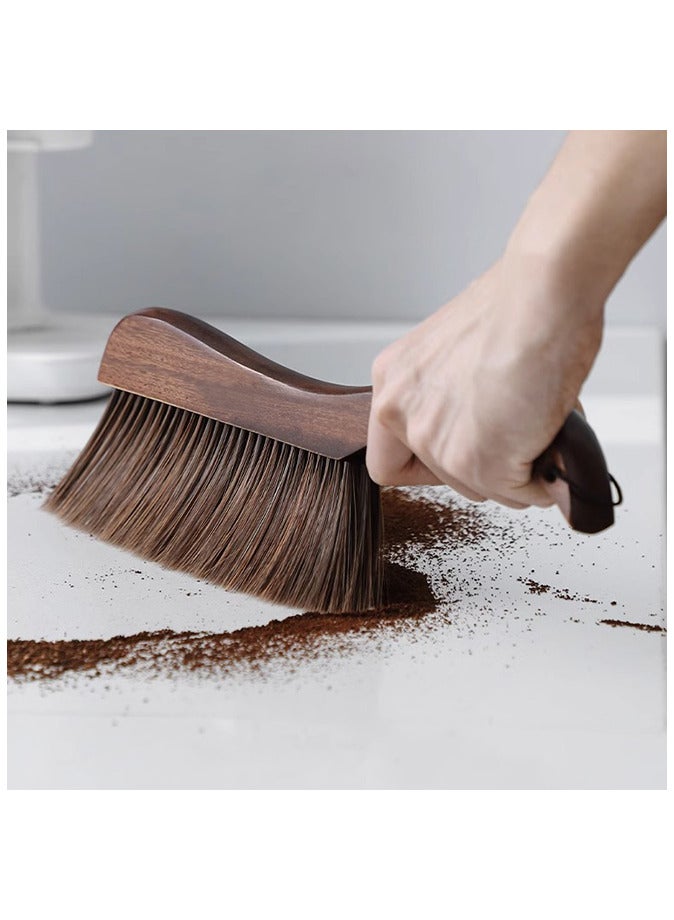 Coffee Bar Tabletop Cleaning Brush Dust Bench Brush Cleaning Brushes with Long Wooden - Image 4