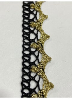 Karan Tuhafiye Karan Haberdashery Cotton Glitter Lace / 3 Meters  - Image 2