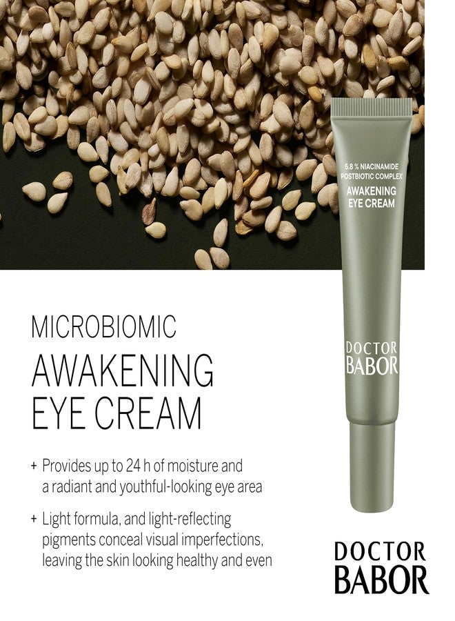 بابور كريم بابور دكتور لتنشيط البشرة حول العينين بتقنية الميكروبيوم (15 مل) - عناية احترافية مضادة لعلامات تقدم السن لمنطقة تحت العينين - كريم للعينين لإخفاء الانتفاخات وعلامات الشيخوخة - Image 2