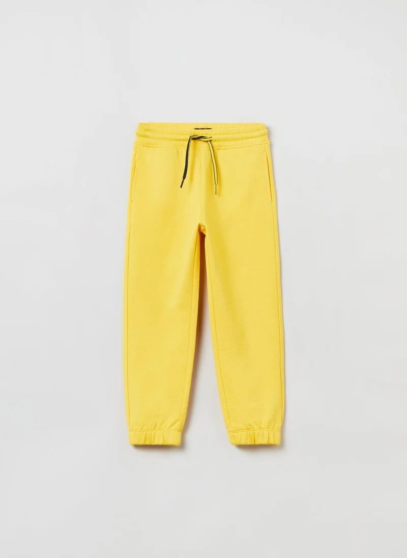 او في اس OVS Plush Joggers With Drawstring