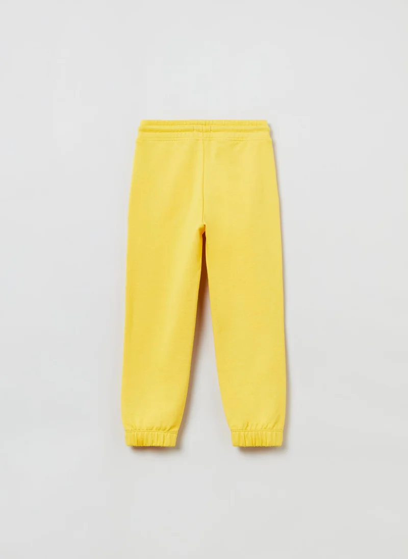 او في اس OVS Plush Joggers With Drawstring