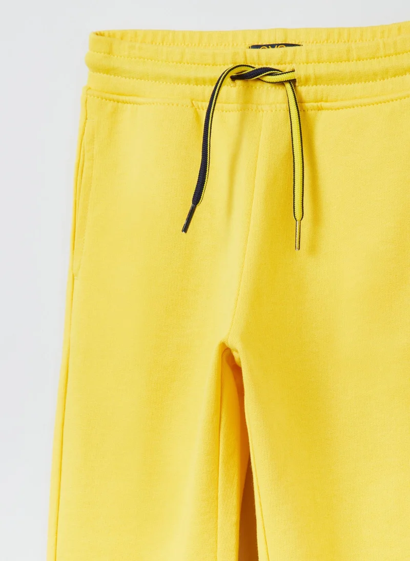 او في اس OVS Plush Joggers With Drawstring