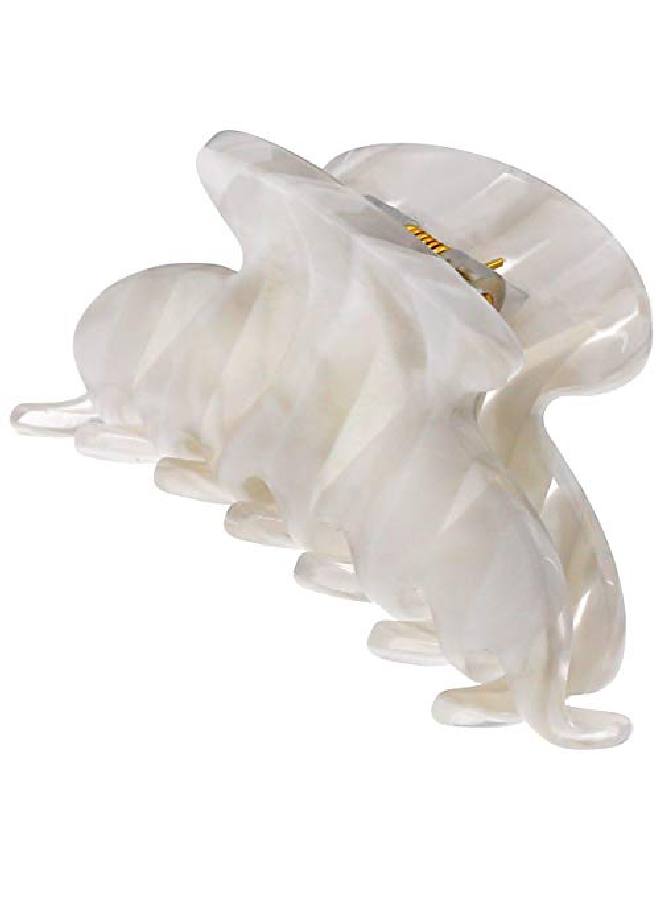 CAMILA Paris Cp3065 French Hair Clip For Women Handmade White Small Girls Hair Claw Clips Jaw Durable Styling Hair Accessories For Women Strong Hold No Slip Grip Made In France - Image 1