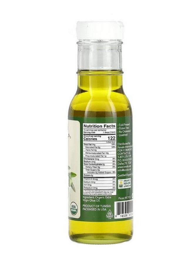 Kevala Extra Virgin Organic Olive Oil 8 fl oz 236 ml - Image 2