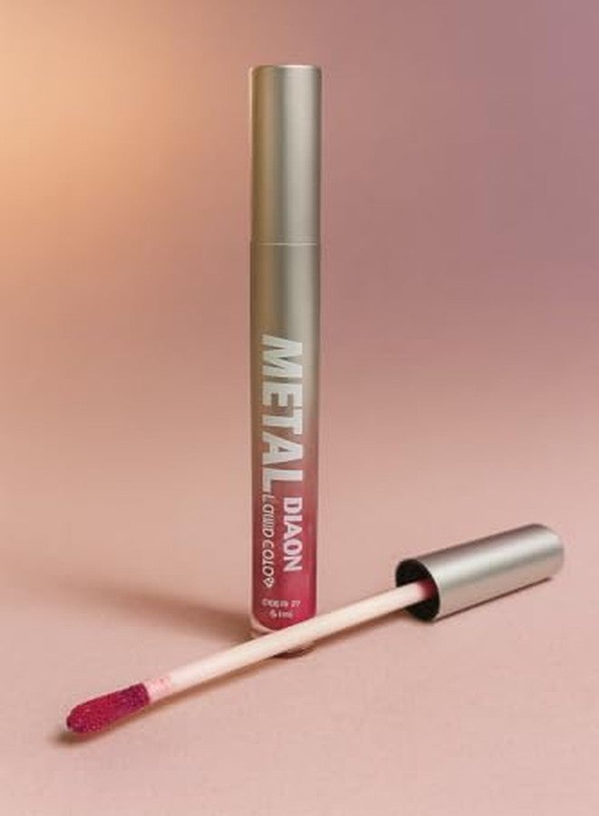 MEGAGA USA Metal Diaoni Liquid Lip Color - Rich Pigment, Metallic Gloss, Non-Drying Formula with All-Day Comfort Wear - Image 3