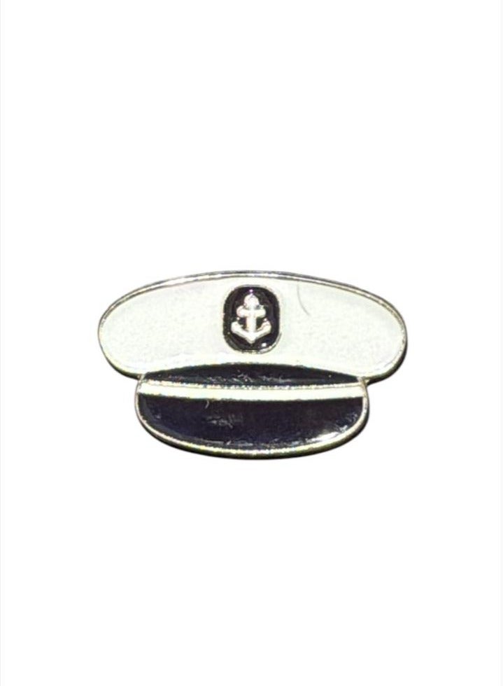 Captain’s Hat Metal Phone Sticker