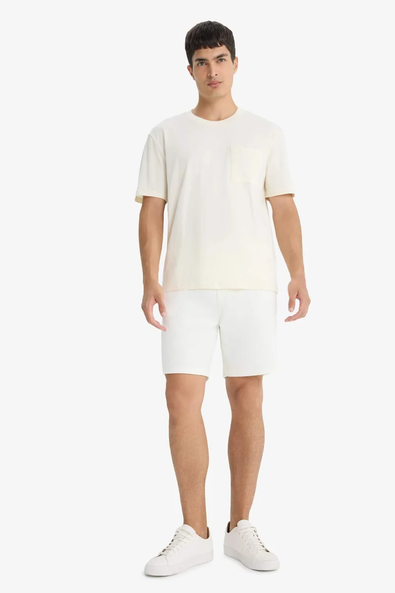 ديفاكتو Boy Regular Fit Waffle Shorts