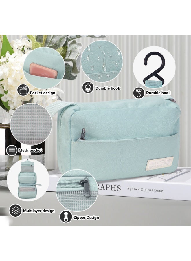 MiiSort Makeup bag, Hanging Waterproof Toiletry Bag, Hanging Cosmetic Bag, Ideal for Cosmetics, Shaving, Grooming and Bathroom Accessories Storage - Image 2