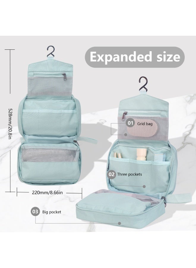 MiiSort Makeup bag, Hanging Waterproof Toiletry Bag, Hanging Cosmetic Bag, Ideal for Cosmetics, Shaving, Grooming and Bathroom Accessories Storage - Image 5