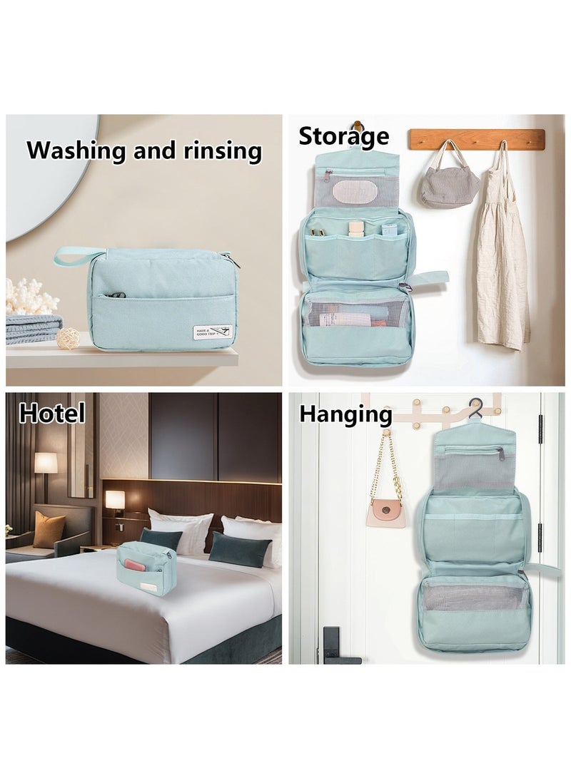 MiiSort Makeup bag, Hanging Waterproof Toiletry Bag, Hanging Cosmetic Bag, Ideal for Cosmetics, Shaving, Grooming and Bathroom Accessories Storage - Image 4