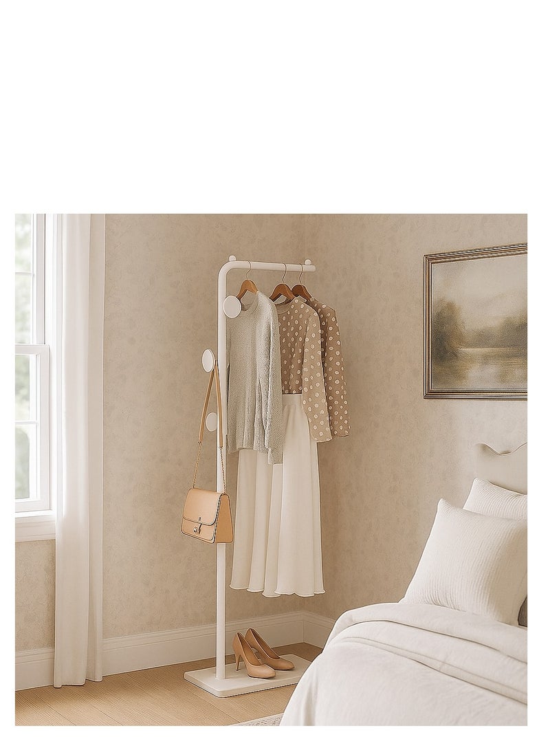 Y&D Coat Rack Freestanding with Natural Marble, 67”Coat Hanger Stand with 3 Hooks Heavy Base Modern Coat Stand for Jackets, Suits, Dress Shirts, Dresses  - Image 4
