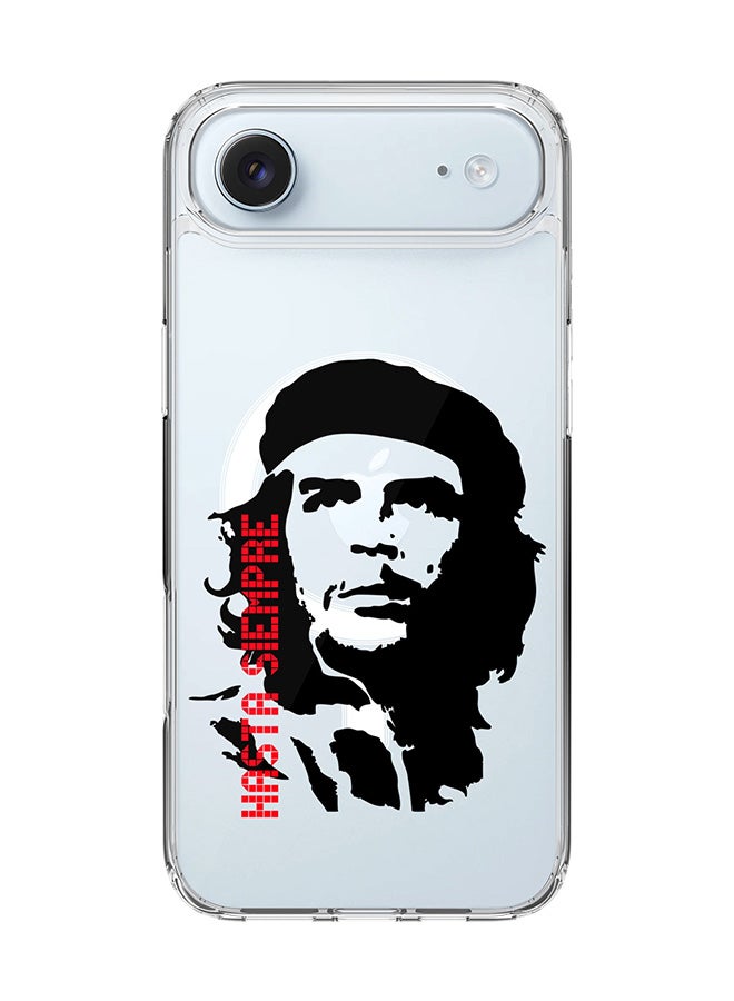 Stylizedd Classic Clear MagSafe Case for iPhone 17 Air , Hybrid Soft Case Flexible Edges Anti Drop TPU PC Gel Thin Transparent Cover [ Designed for iPhone 17 Air ] - Hasta Sempre