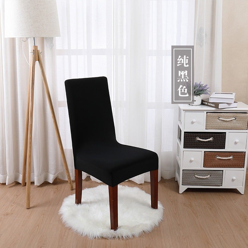 Yi Yang غطاء كرسي طعام فاخر بتصميم متكامل للظهر والمقعد، قماش مطاطي سميك، لون سادة، غطاء كرسي قابل للتمدد - Image 4