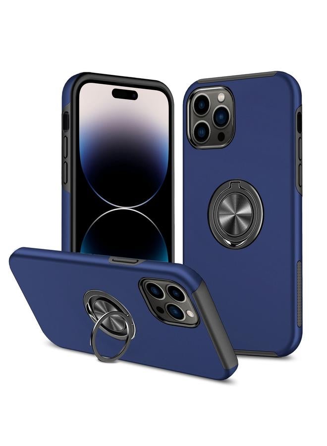 S-TOP Case For iPhone 14 Pro Max Magnetic Ring Kickstand Shockproof Phone Case - Image 1