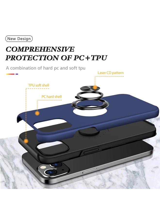 S-TOP Case For iPhone 14 Pro Max Magnetic Ring Kickstand Shockproof Phone Case - Image 2