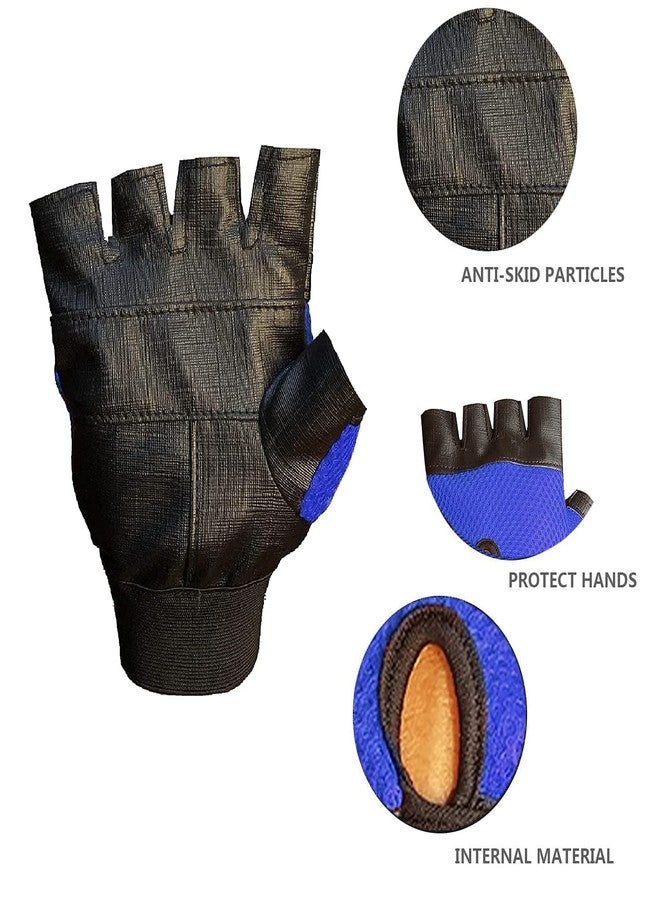قفازات تمارين رفع الأثقال القابلة للتعديل من فيرست فيت، قفازات رياضية جيدة التهوية للتدريب المتقاطع، وتمارين اللياقة البدنية الأساسية، وركوب الدراجات، وتمارين السحب - متعددة الألوان - Image 3