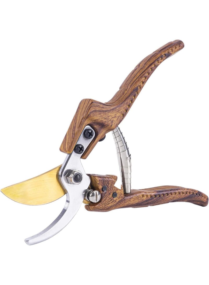 SOLARAE مقصات الحدائق، مقصات تقليم متقدمة لحديقتك، للقطع، والتشذيب، والحصاد، شفرة من الفولاذ المقاوم للصدأ الياباني، تقطع أي شيء في حديقتك - Image 1