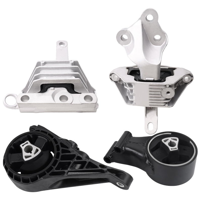 QRYIPPDM Engine Motor Transmission Mount Compatible with 2012 2013 2014 2015 2016 2017 Verano 24L Auto Trans OE 3198 A5537 3194 A5501 3196 A5502 3226 A5510 - Image 2