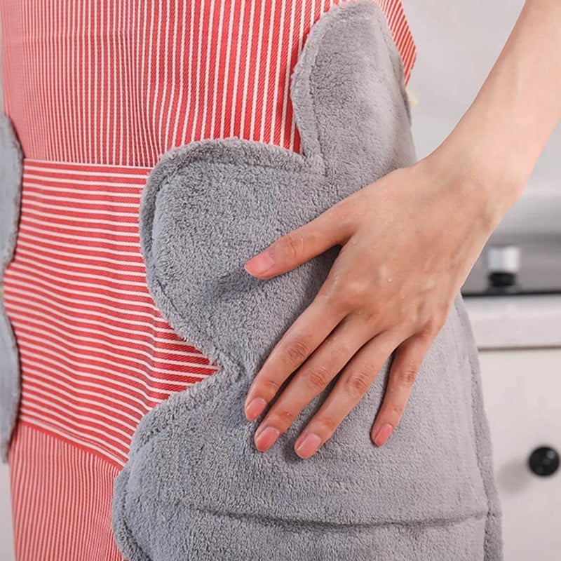 ALKAYAN Pinstripe Waterproof Cooking Aprons - Image 1