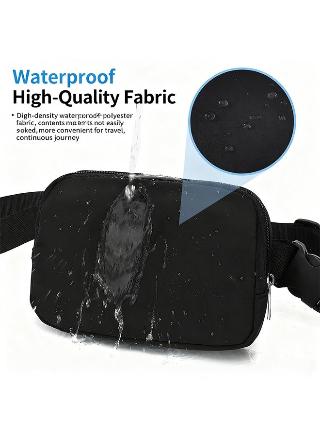 حقيبة الخصر, رياضة الماء حقيبة الصدر, تشغيل حقيبة الهاتف, crossbody متعددة الوظائف واحدة الكتف حقيبة, معدنية سحاب الماء النسيج, طول قابل للتعديل, مادة النايلون لكل من الرجال والنساء - Image 5