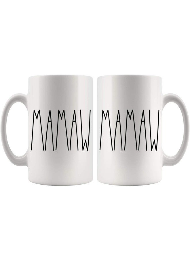 IRIDESCENT Mamaw Mug - Coffee Cup Gift for Christmas, Birthday, Mother's Day/Father's Day - Family Present for the Best Mamaw Ever 11oz - Image 3