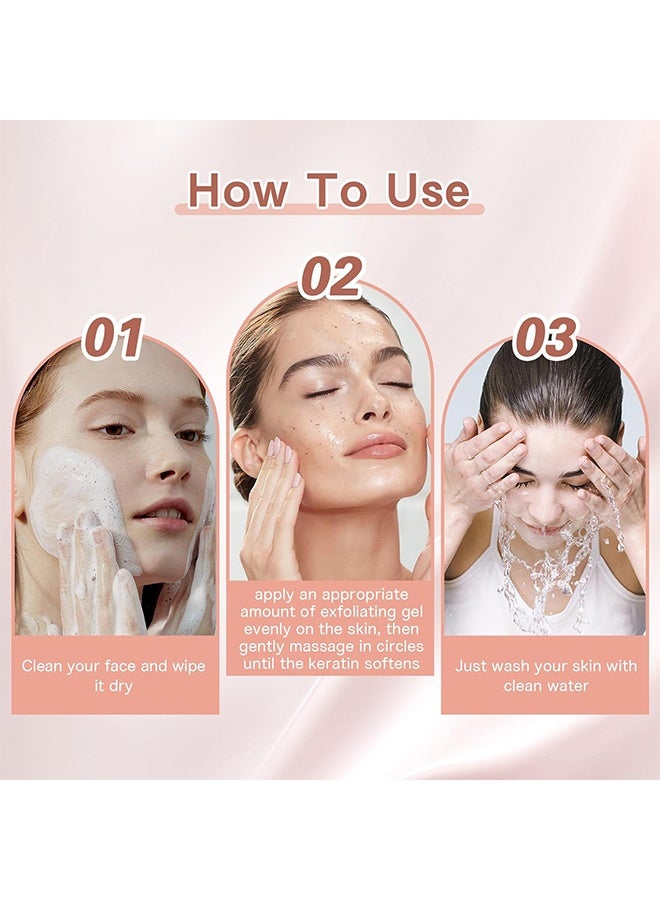 إيلهو جل تقشير منقي ، مقشر مقشر ، تنظيف عميق للوجه ، ترطيب وترطيب ، جل مقشر منقي للعناية بالوجه والجسم - Image 3