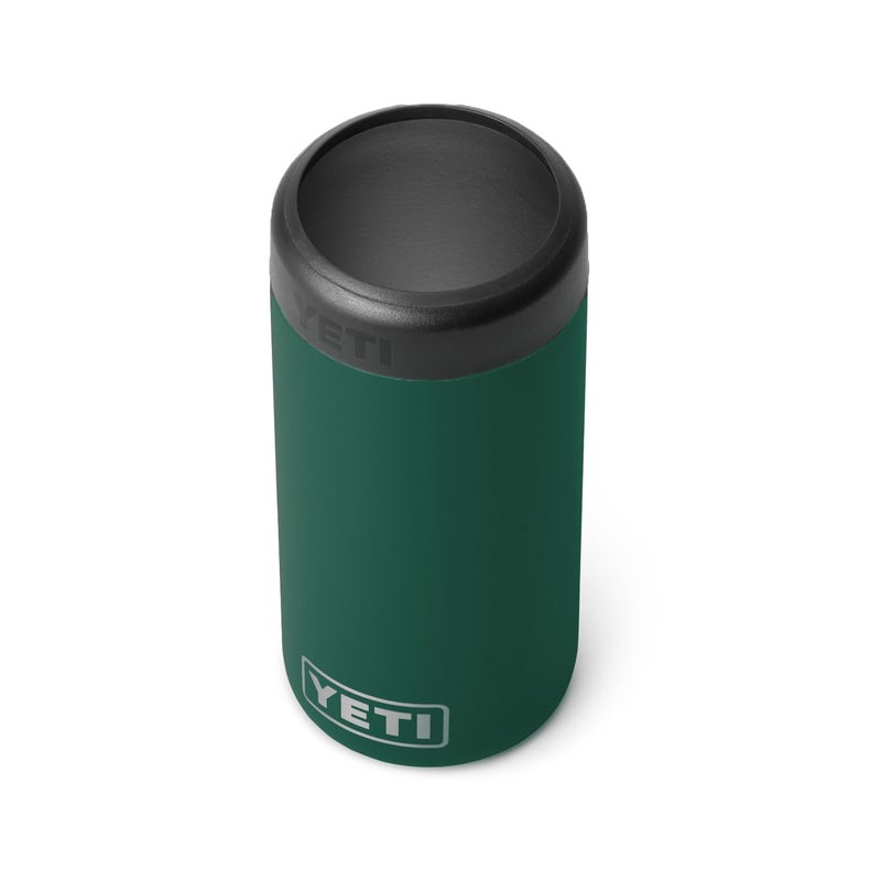 YETI Rambler 12 oz. Colster Slim Can Insulator for the Slim Hard Seltzer Cans, (NO CAN INSERT) Black Forest Green - Image 1