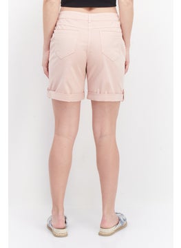 Zero Women Solid Basic Short, Light Pink  - Image 4