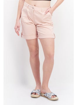 Zero Women Solid Basic Short, Light Pink  - Image 1