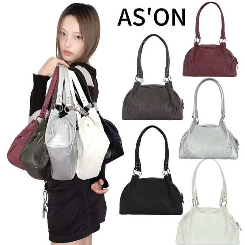 ASON Wanderer Bag - Mini Motorcycle Shoulder Bag, Genuine Leather, Large Capacity - Image 1