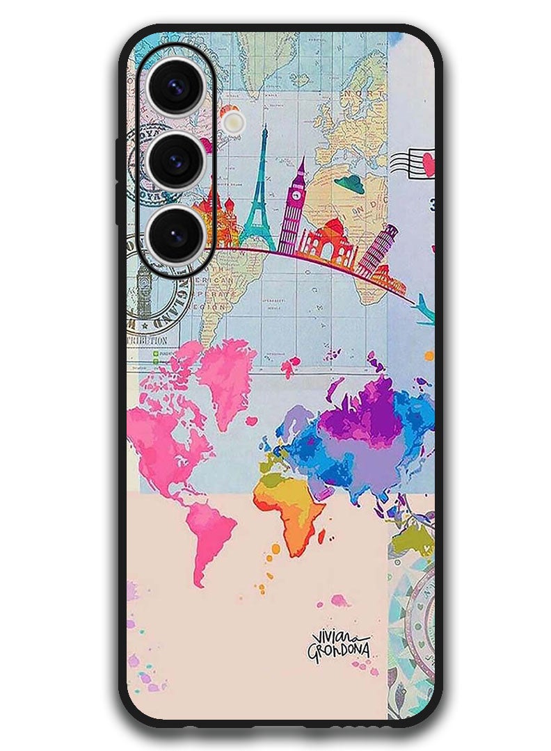 Theodor Protective Case Anti Scratch Shock Proof Bumper Cover For Samsung Galaxy S24 FE Travel - Image 1