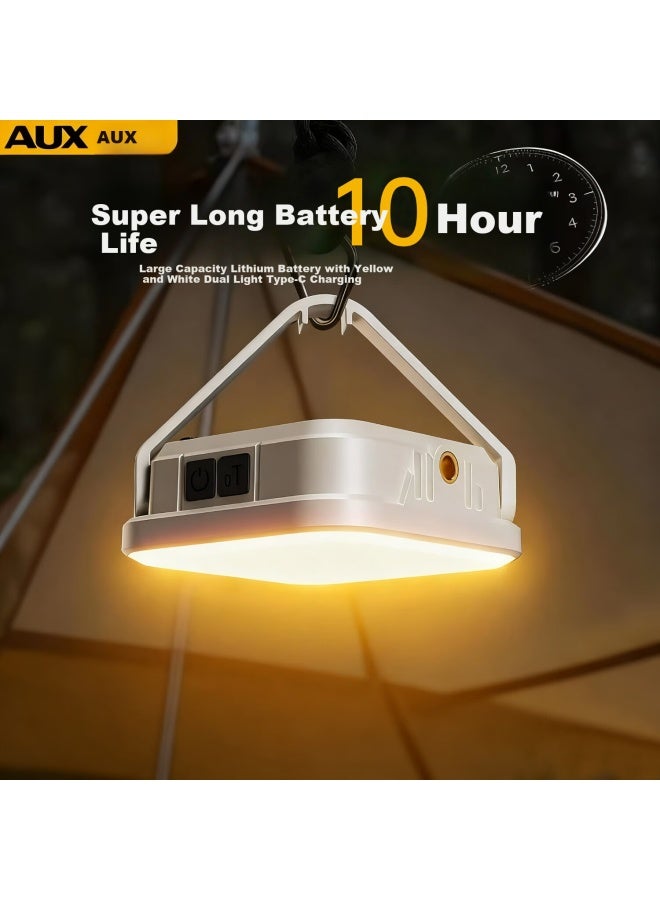 Aux Outdoor Camping Light Long-lasting Solar Home Emergency Lantern Portable Tent Hanging Led Ambient Light - Image 3