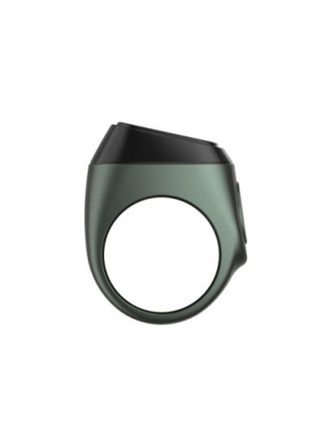 iQIBLA Smart Tasbih Zikr Aluminium Ring - Dark Green - 20mm - Image 3