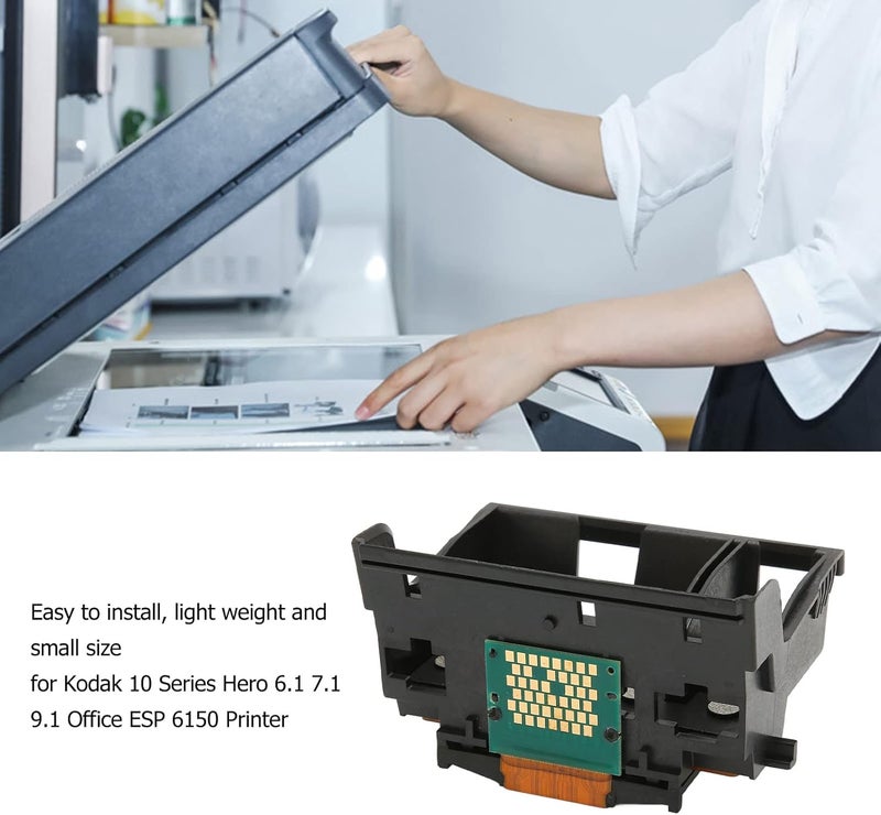Yoidesu Replacement Printer Print Head for 10 Series 6.1 7.1 9.1 Office ESP 6150, Print Clear Stable Output Black ABS Printhead Replacement Parts for - Image 3