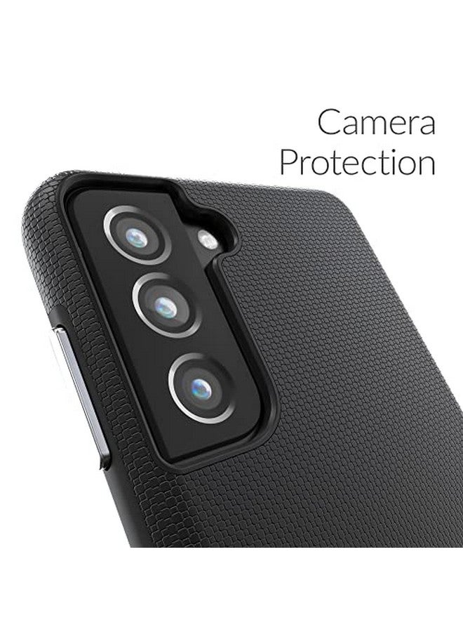 Crave Dual Guard for Galaxy S21 Case, Shockproof Protection Dual Layer Case for Samsung Galaxy S21, S21 5G (6.2 inch) - Black - Image 3