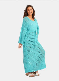 Clue Trico Fishnet Maxi Dress  - Image 2