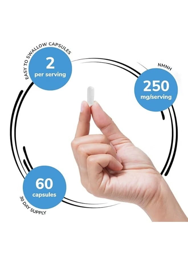 MAAC10 Formulas Nicotinamide mononucleotide capsule Dilute Dark Spots, Brighten Skin, Hyperpigmentation Care, Anti-aging Capsule 60 Capsules 250mg - Image 3