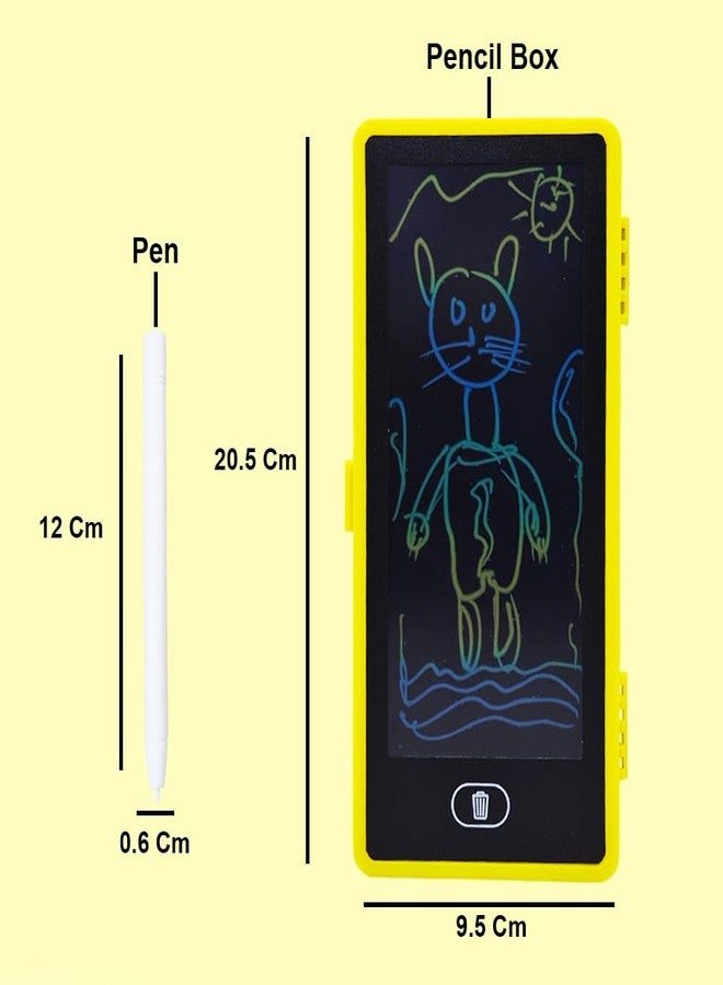 PARTEET Magical Unique Pencil Box with LCD Screen Writing Pen with Erase Button and Birthday Party Return Gift, Pencil Box, Pencil Box for Kids Random Color. - Image 3