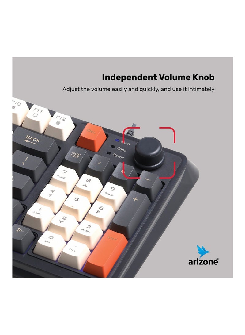 Arizone K90 Wired Gaming Keyboard – RGB Backlit, English/Arabic Multi Color - Image 5