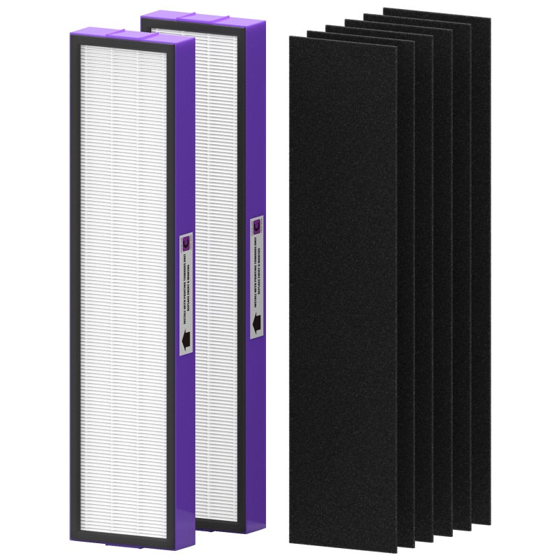 FLT5250PT True HEPA Replacement Filter Compatible with GGuardian Air Purifier Filter C Pet AC5250PT AC5000E AC5300B AC5350W AC5350B CDAP5500 2 True HEPA with 6 Carbon PreFilter