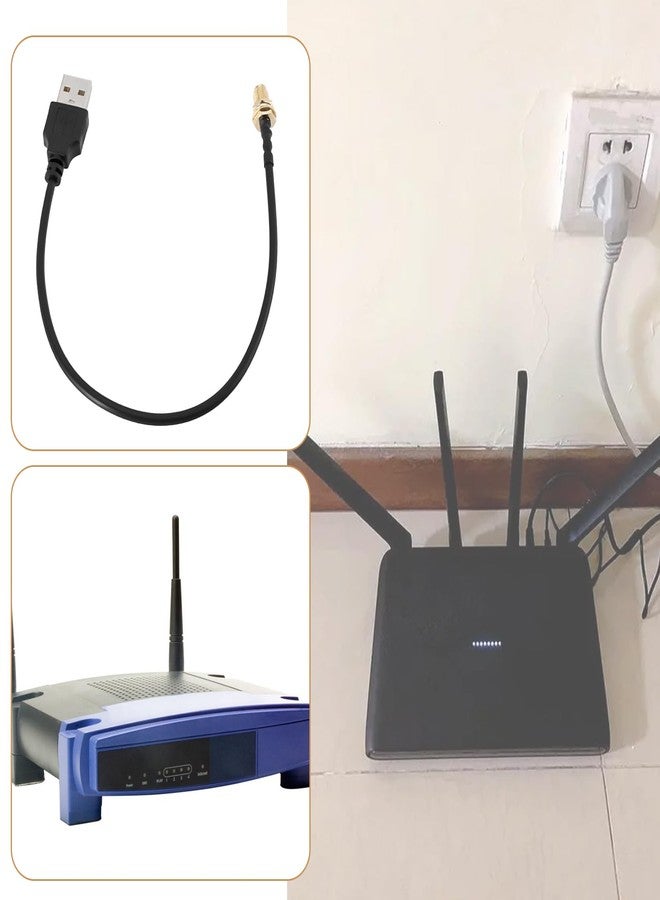 مايكرو تريدرز موصل كابل محوري من نوع SMA أنثى إلى USB من Micro Traders، قطعتان، طوله 20 سم، مناسب لتصحيح أخطاء الأجهزة الإلكترونية ونقل الإشارات والأجهزة اللاسلكية. - Image 2