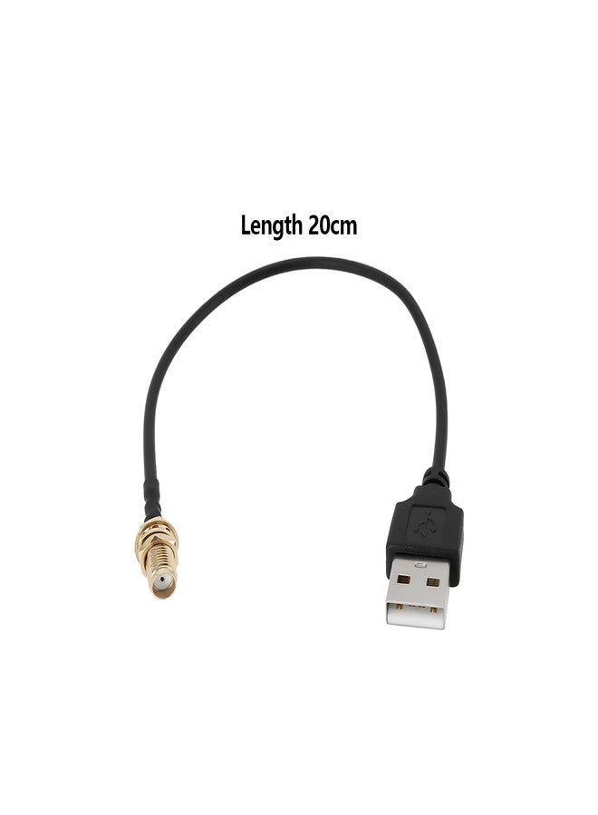 مايكرو تريدرز موصل كابل محوري من نوع SMA أنثى إلى USB من Micro Traders، قطعتان، طوله 20 سم، مناسب لتصحيح أخطاء الأجهزة الإلكترونية ونقل الإشارات والأجهزة اللاسلكية. - Image 4